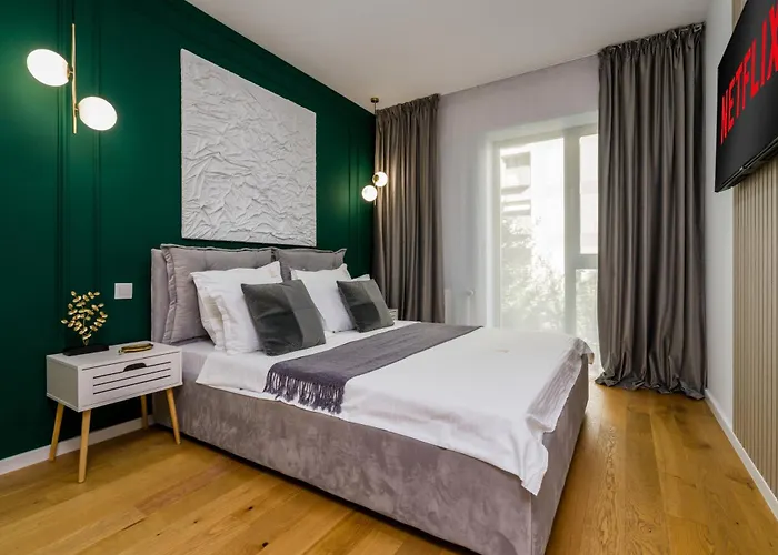 Mido Green Apartment With Private Parking & Self-Check-In Bucureşti
